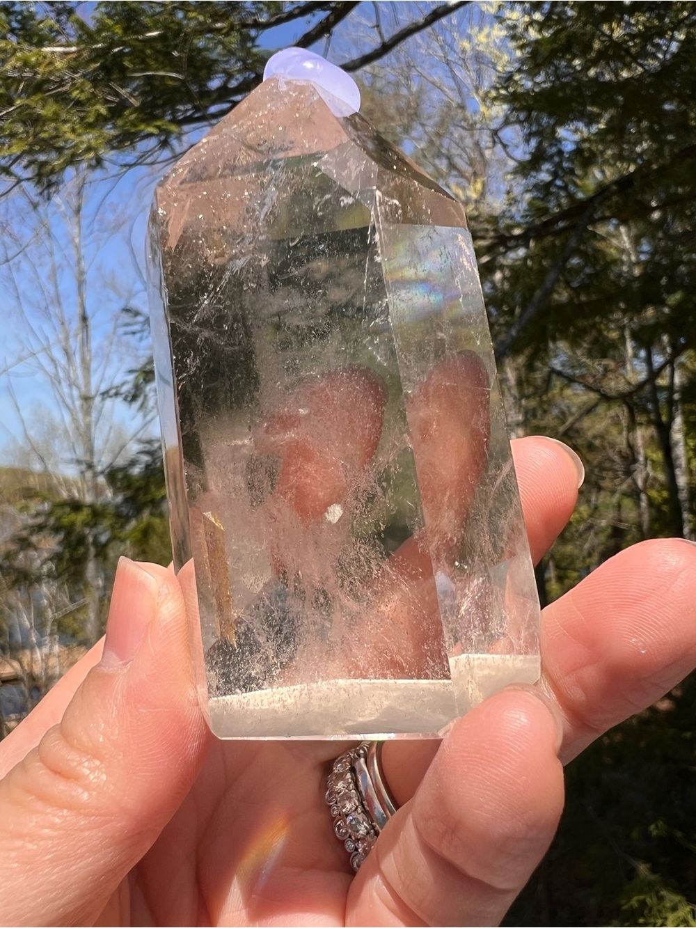 Garden (16) quartz tower | crystal